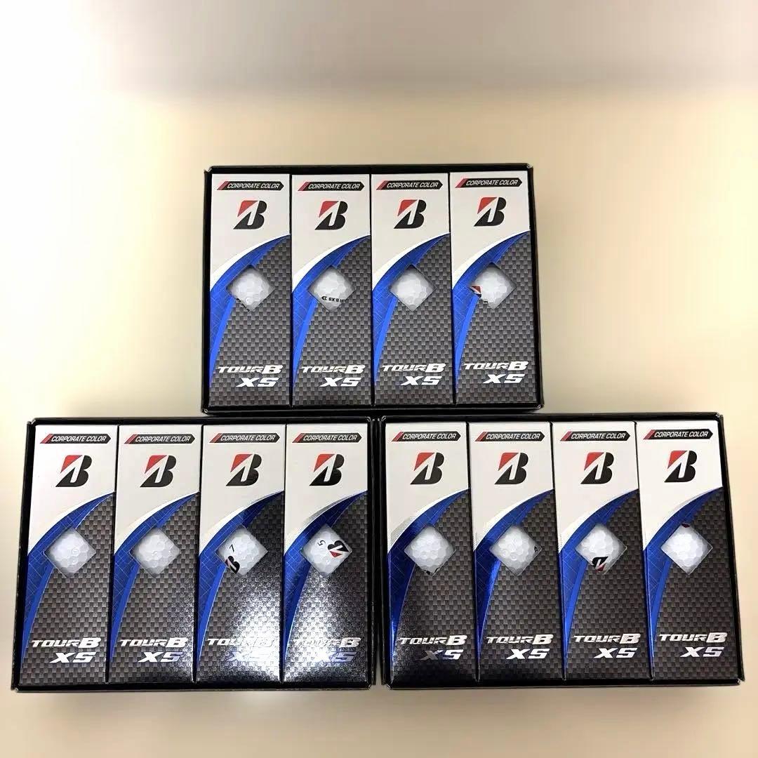 【3ダース】ブリヂストン TURE B XS ゴルフボール