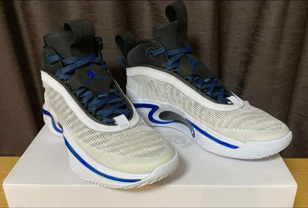 限界値下げ‼️Jordan 36 ジョーダン ホワイト/ブルー 超美品 27cm