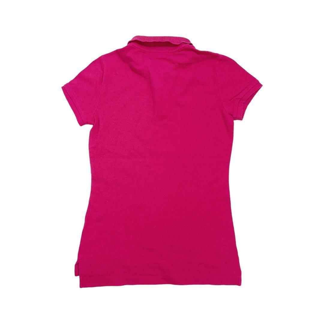 06T023☆ RALPH LAUREN スリムフィット 鹿の子 半袖ポロシャツ