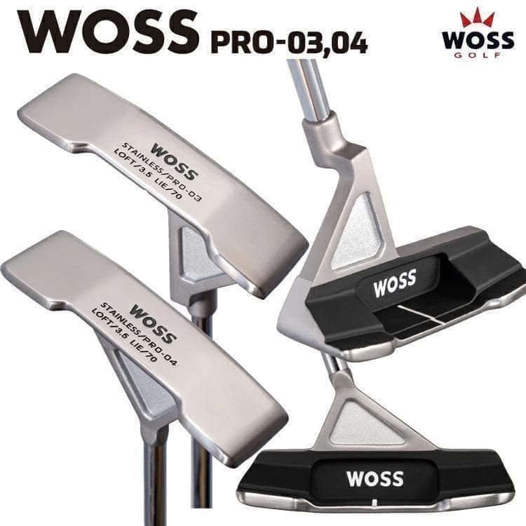 新品 WOSS ウォズ PRO-03 パター ピン型 ヒールネック 33インチ