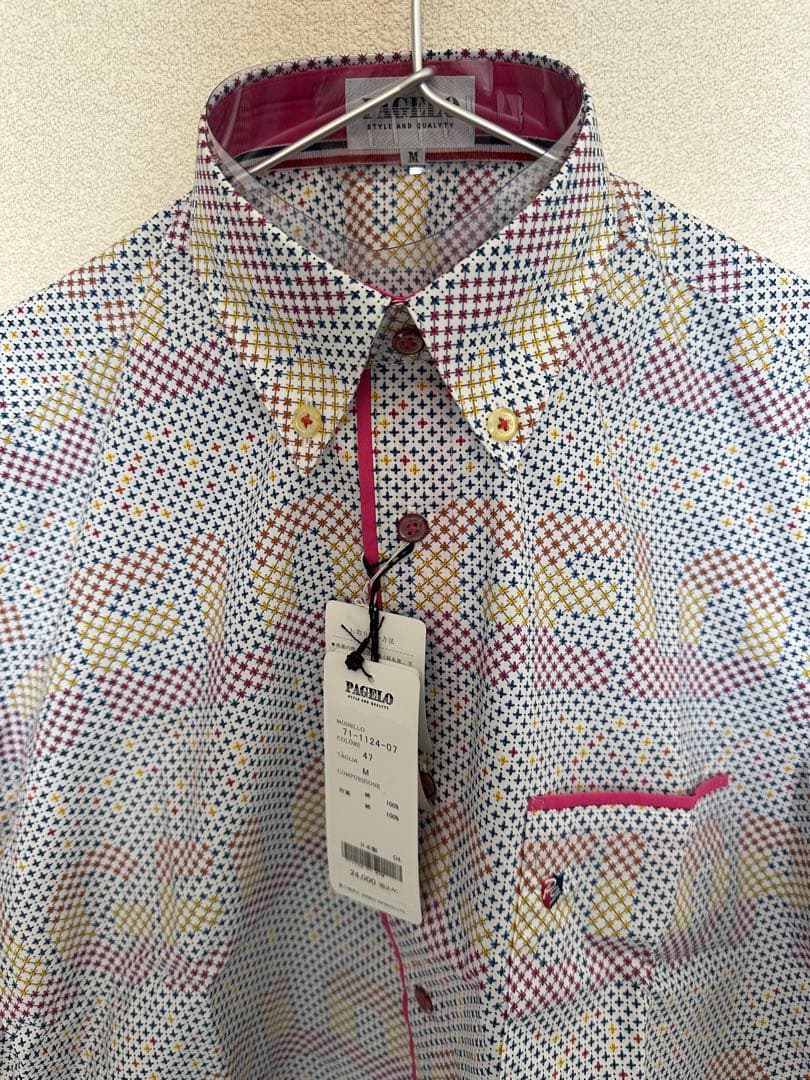 PAGELO多色チェック柄シャツ