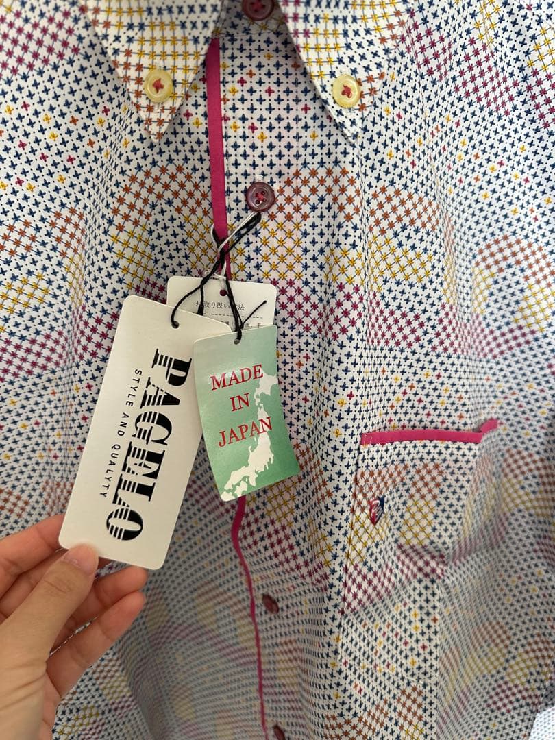 PAGELO多色チェック柄シャツ