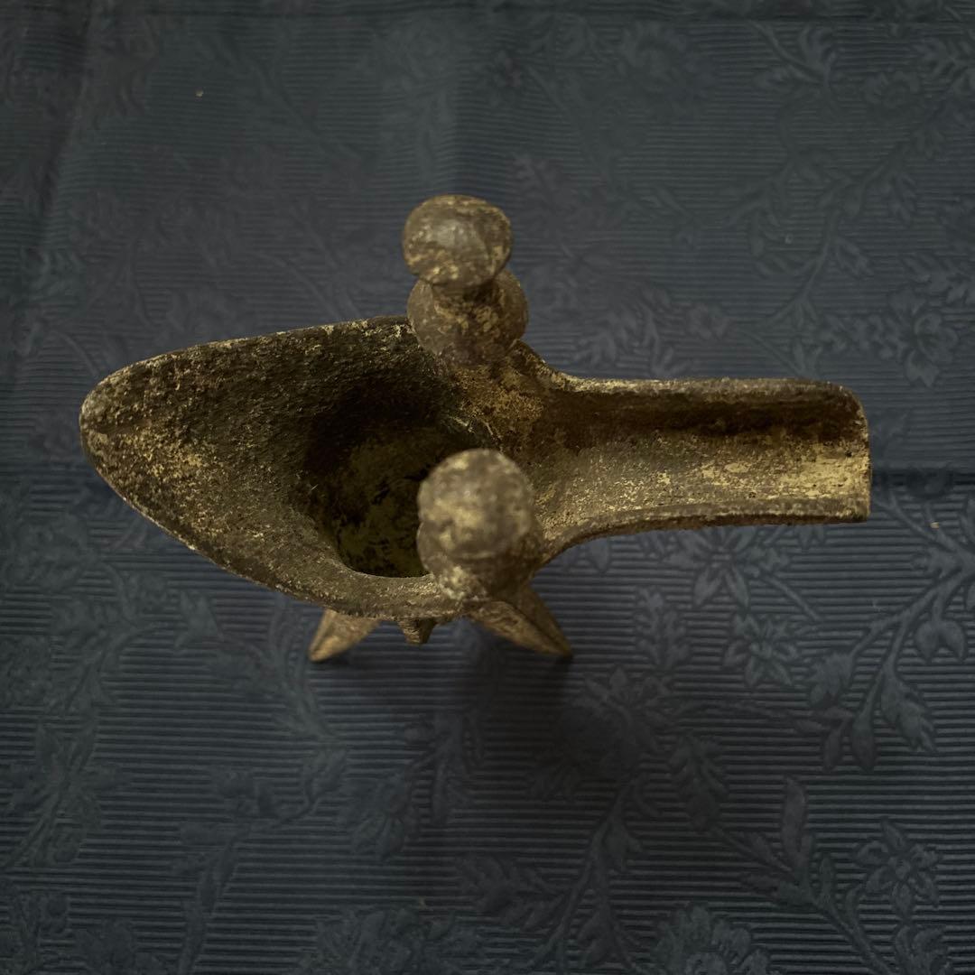 古代中国「爵」青銅器　骨董品