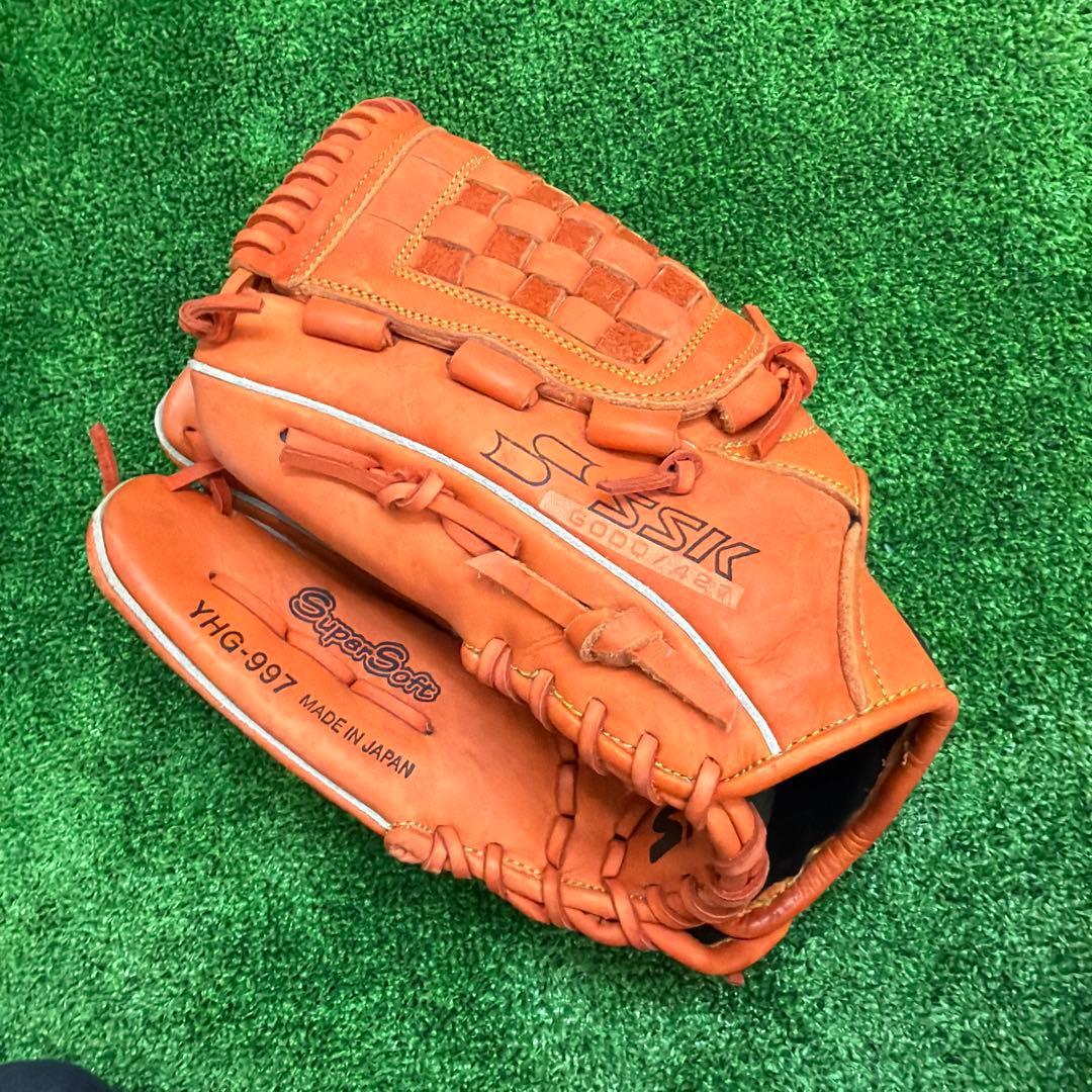 【レア】SSK エスエスケイ 日本製 スーパーソフト 軟式グローブ 左投げ用