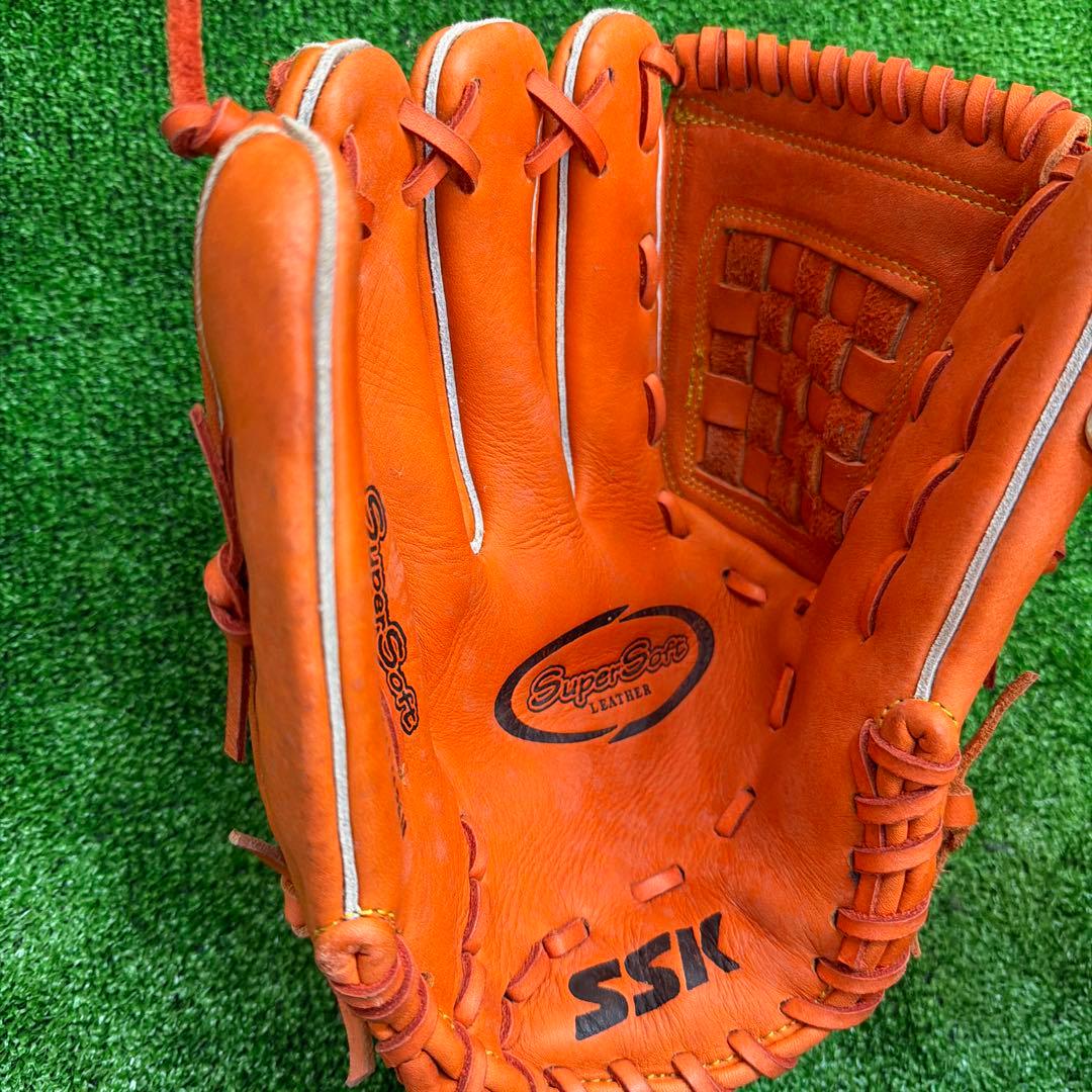 【レア】SSK エスエスケイ 日本製 スーパーソフト 軟式グローブ 左投げ用