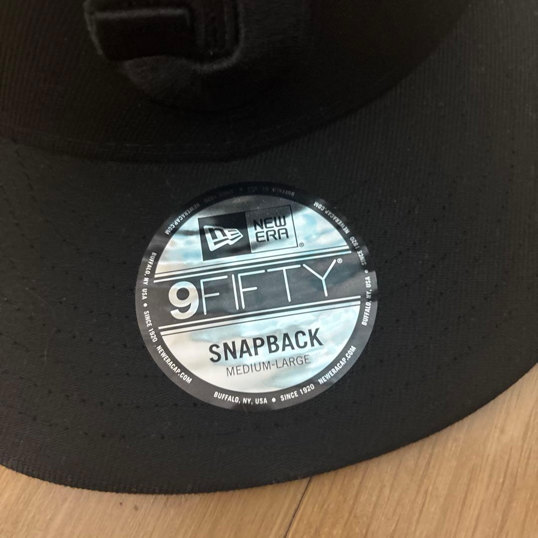 New Era 9FIFTY ブラックキャップ