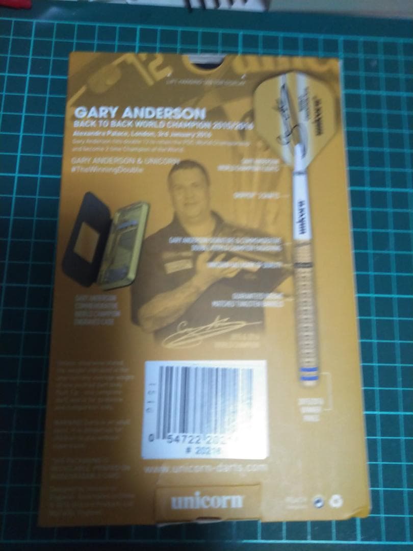 ダーツ unicorn GARY ANDERSON WORLD CHAMPION 18g