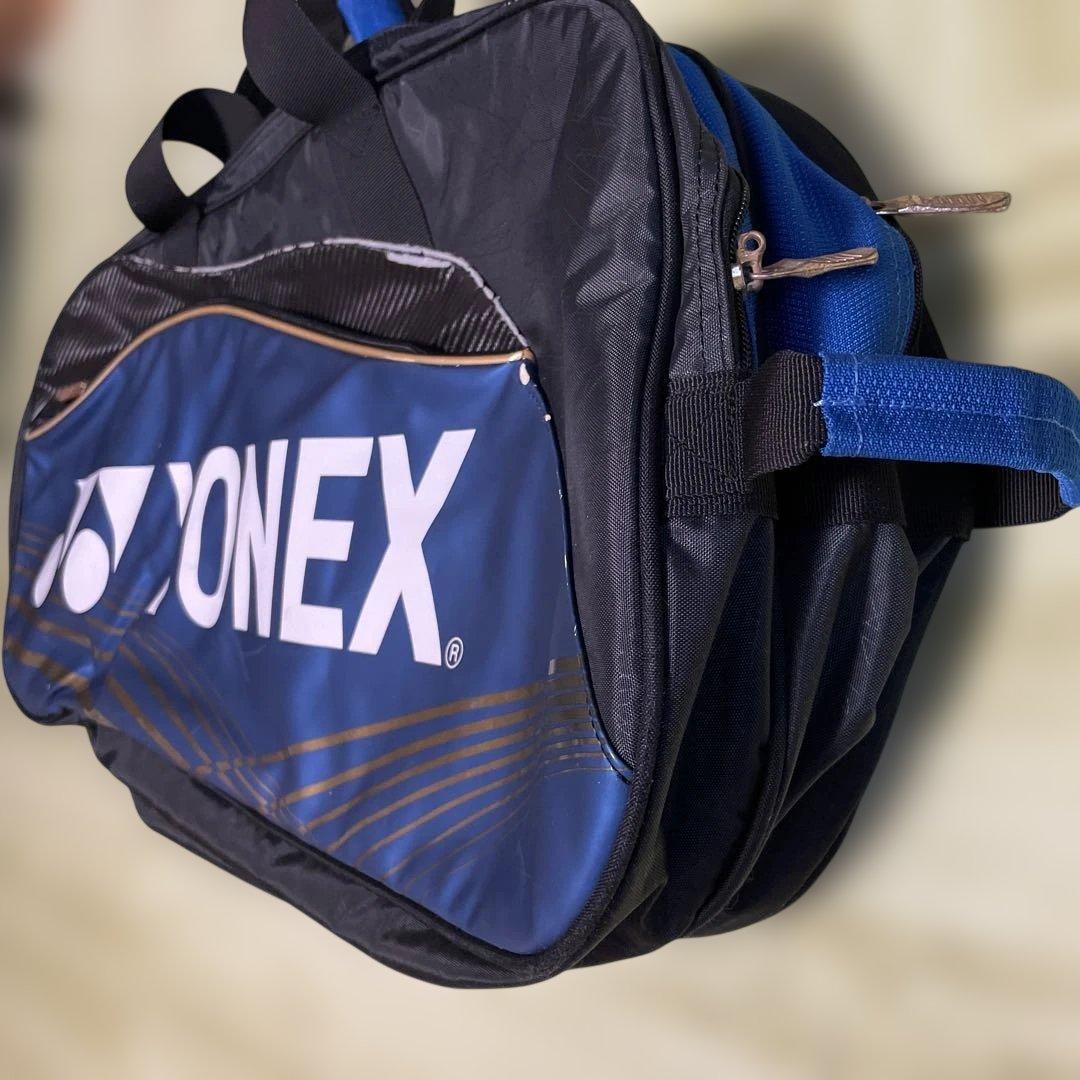 YONEX ラケットバッグ 青黒　ショルダー　肩かけ