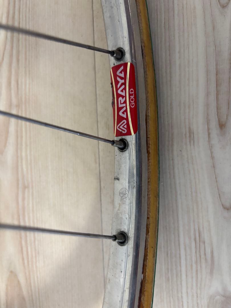NJS DUR-ACE ARAYA GOLD 完組ホイール 前後