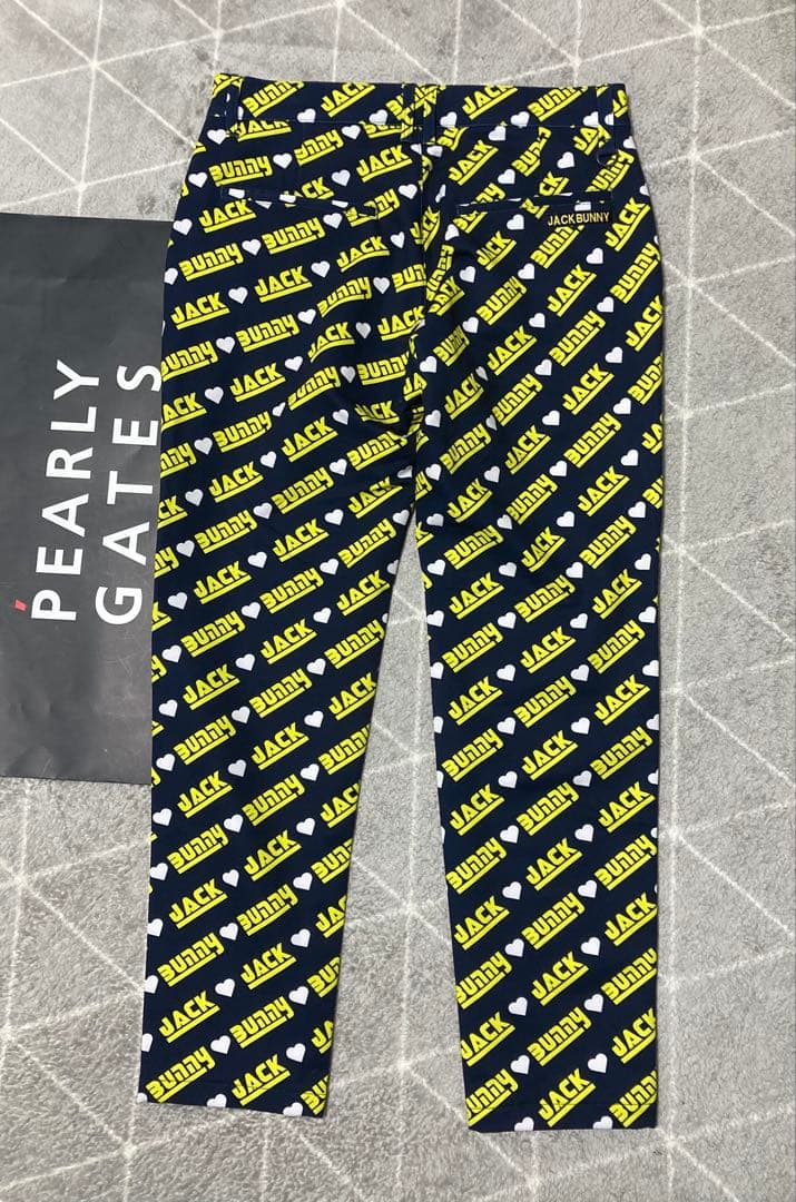 新品 ジャックバニー 2WAYストレッチツイルボンディングパンツ(5)L/紺