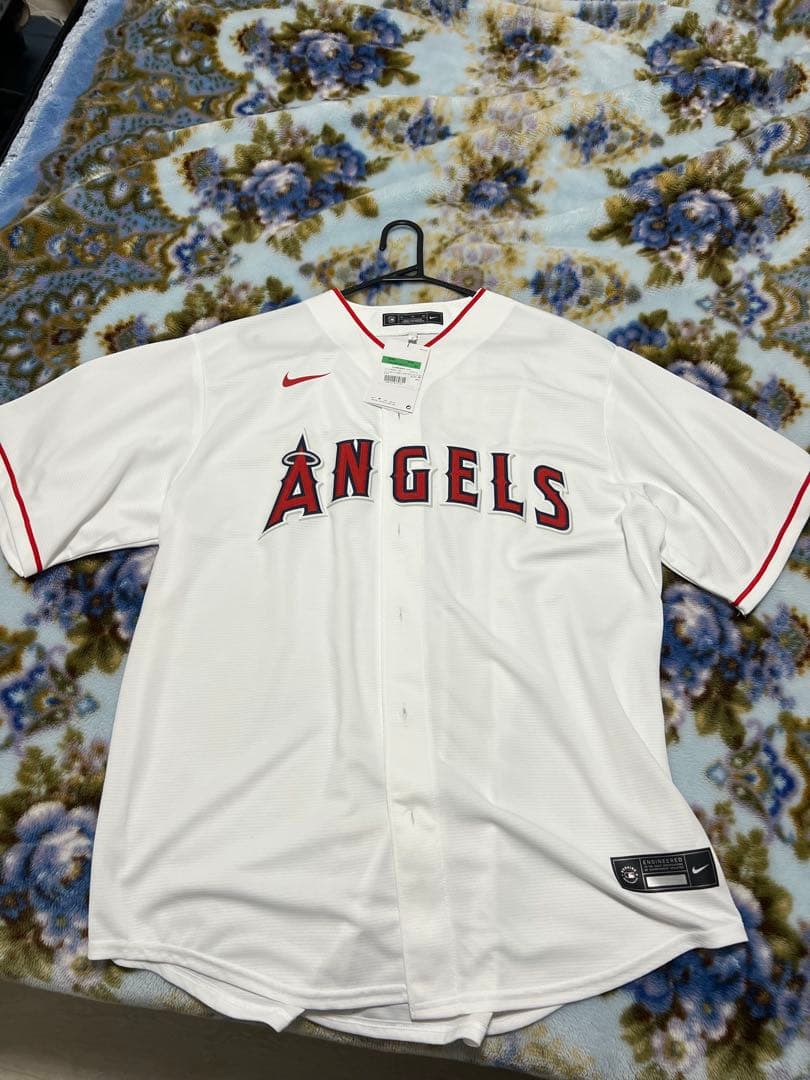N*o様 NIKE エンゼルス 大谷翔平 ユニフォーム ホーム ホワイト　タグ付