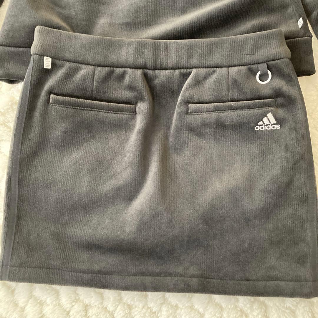 【美品】adidas アディダスゴルフ レディースウェア ブラック セットアップ