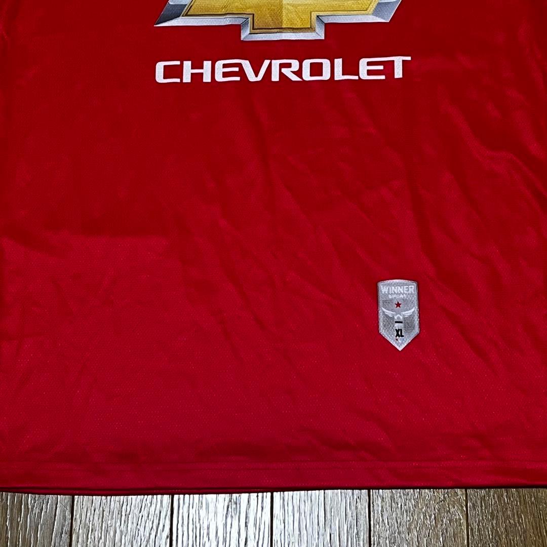 90s y2k adidas シボレー マンチェスターユナイテッド TEE 赤