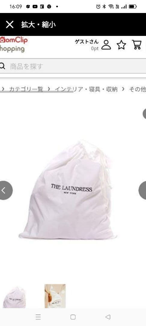 THE LAUNDRESS(ザ・ランドレス)ホテルランドリーバッグ