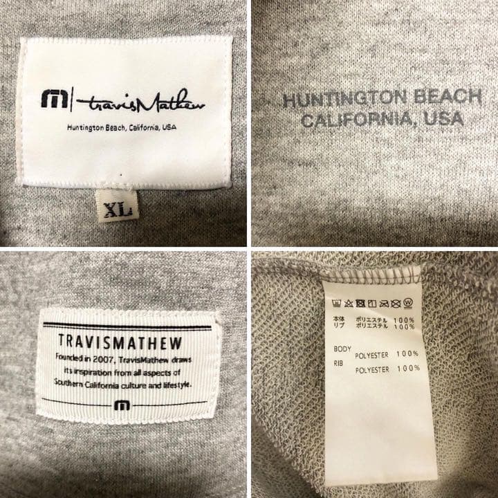 完売品 定価4.6万 TravisMathew スウェット セットアップ グレー