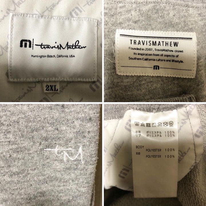 完売品 定価4.6万 TravisMathew スウェット セットアップ グレー