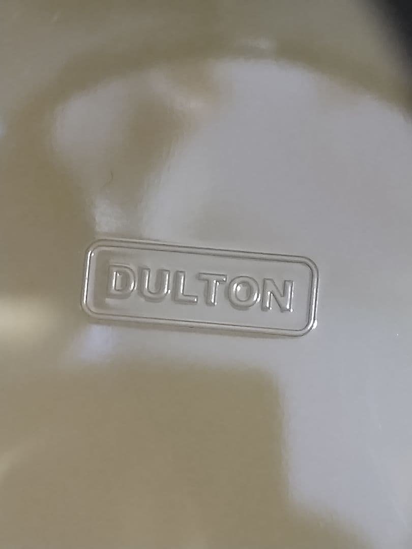 DULTON　ブリキ缶　蓋つき小物入れ　チェック柄　赤系