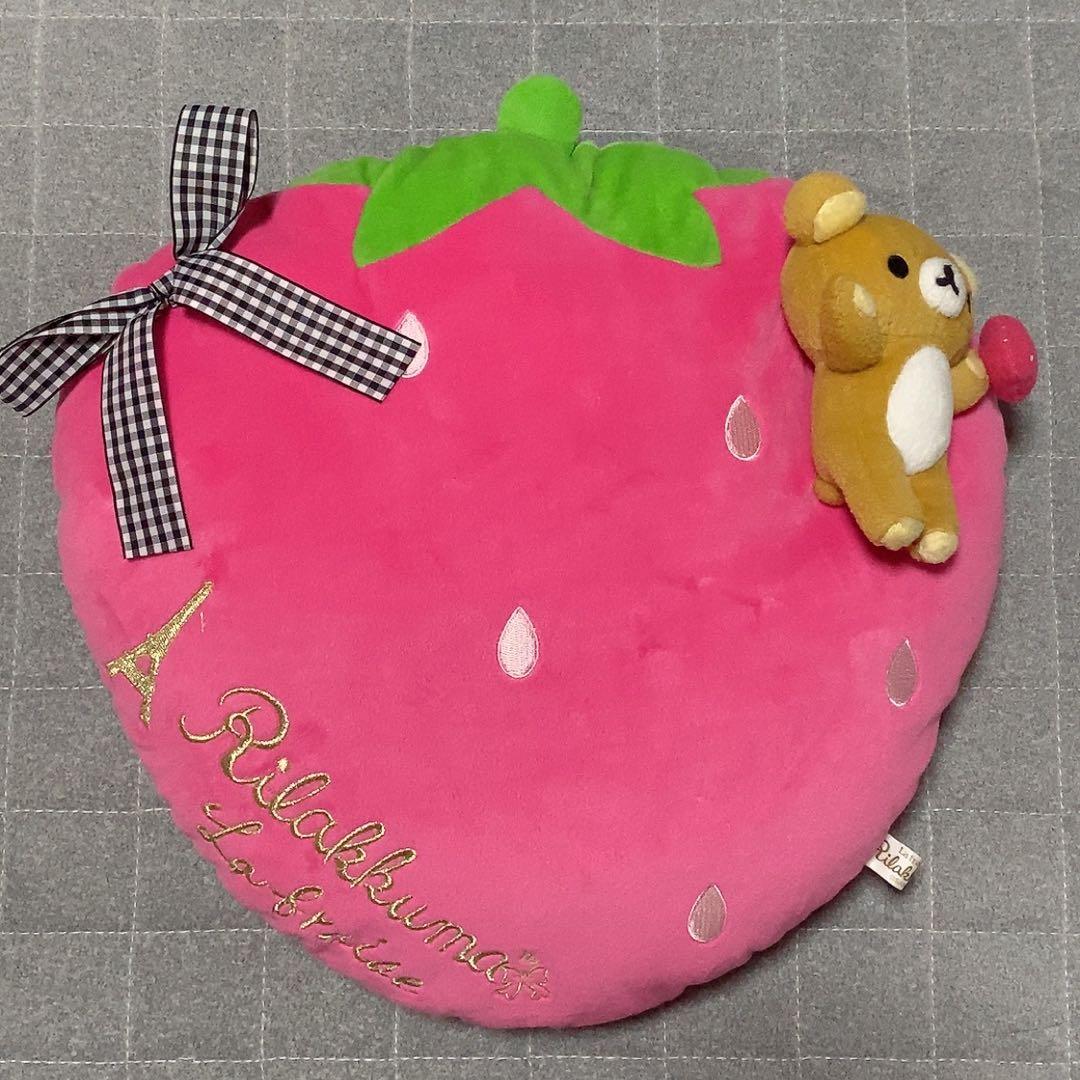 リラックマ いちご クッション リラッくじ Part33 パリのいちご 平成