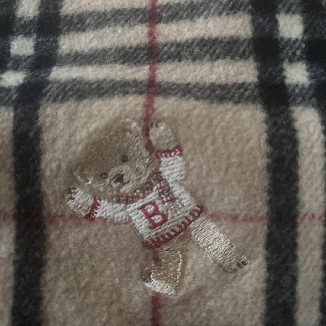 BURBERRY チェック柄 ウールブランケット