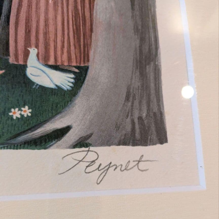 レイモン・ペイネ　Raymond Peynet　結婚式　リトグラフ　58/200