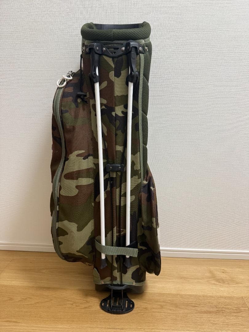 イエローロブスター キャディバッグ【中古品】ヘッドカバー5個付