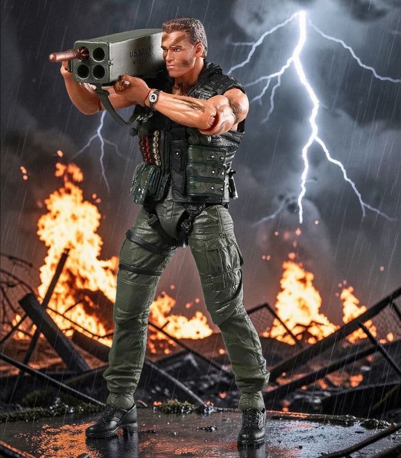 ★未使用 コマンドー アクション フィギュア 海外限定品 シュワルツェネッガー