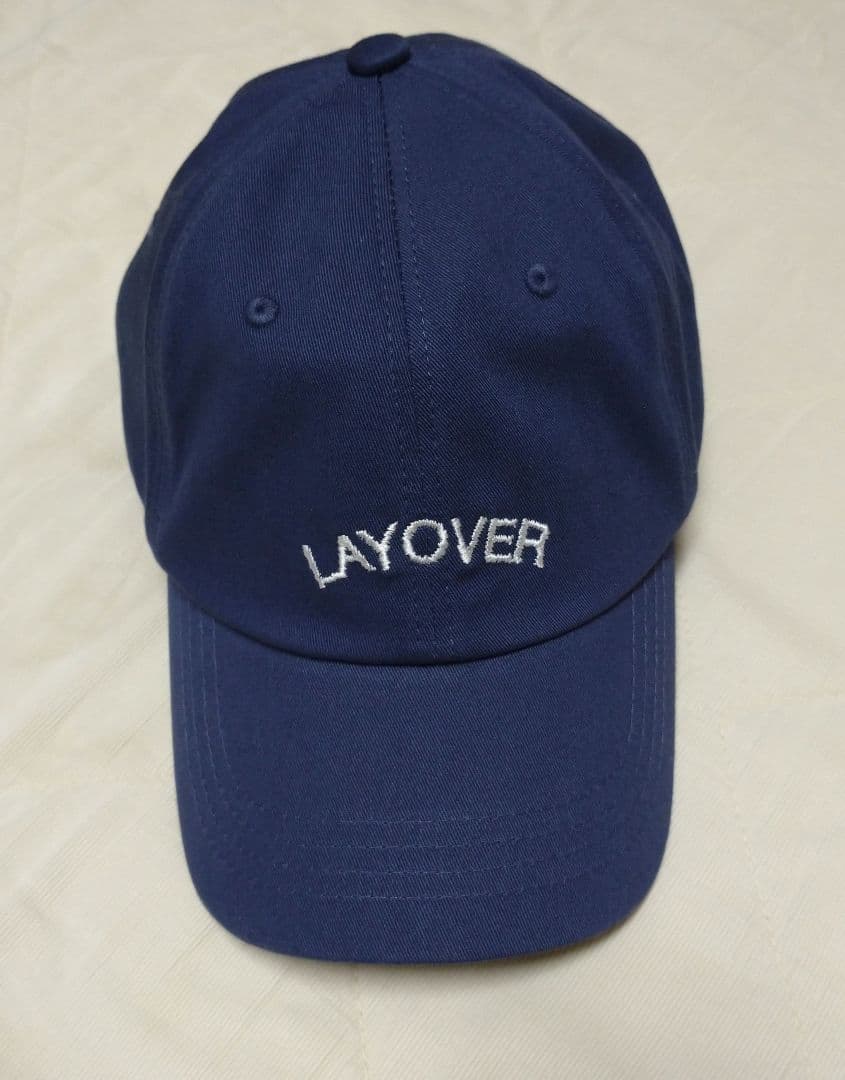 BTS V キムテヒョン LAYOVER キャップ ネイビー