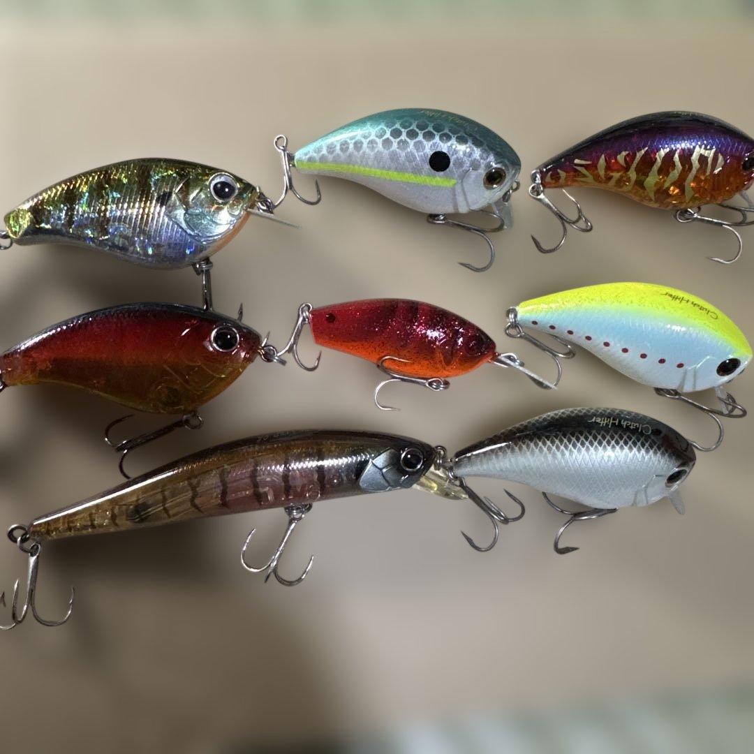 エバーグリーンルアー8個セット　FSR サイドステップクラッチヒッター　クラフト
