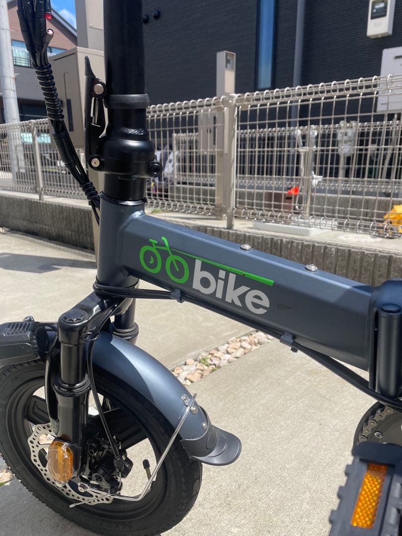 折りたたみ電動アシスト自転車 スポーツタイプ グレー