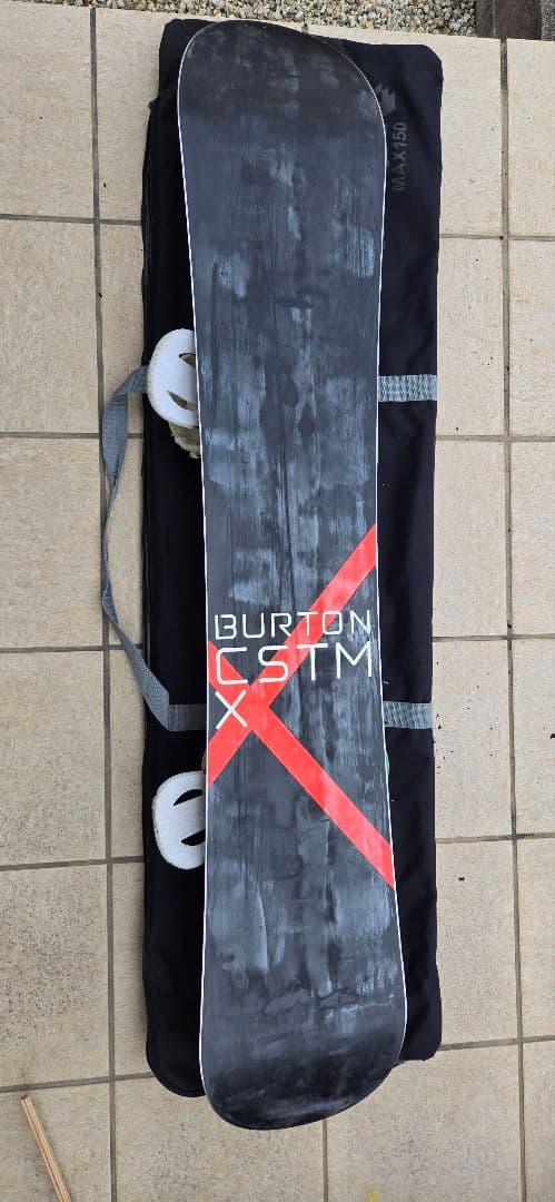 Burton CSTM スノーボード ビンディング付き