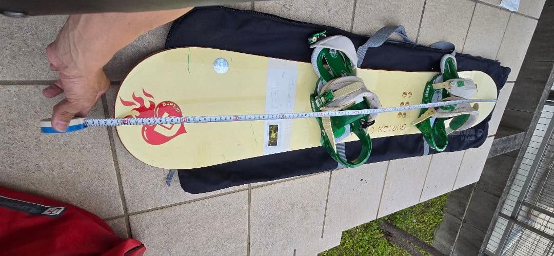 Burton CSTM スノーボード ビンディング付き