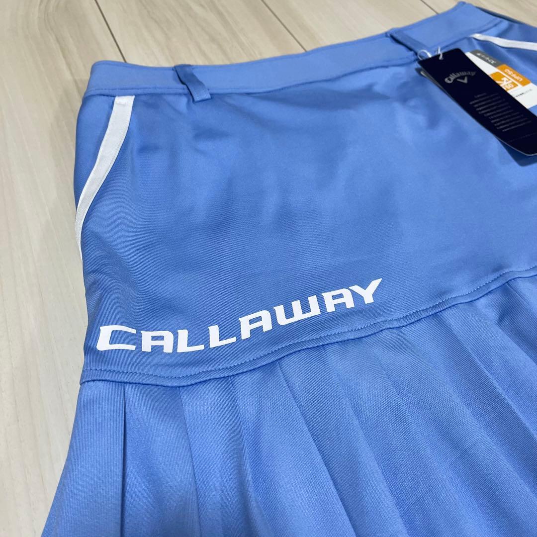 タグ付新品未使用 Callaway キャロウェイ ゴルフウェア スカート ブルー