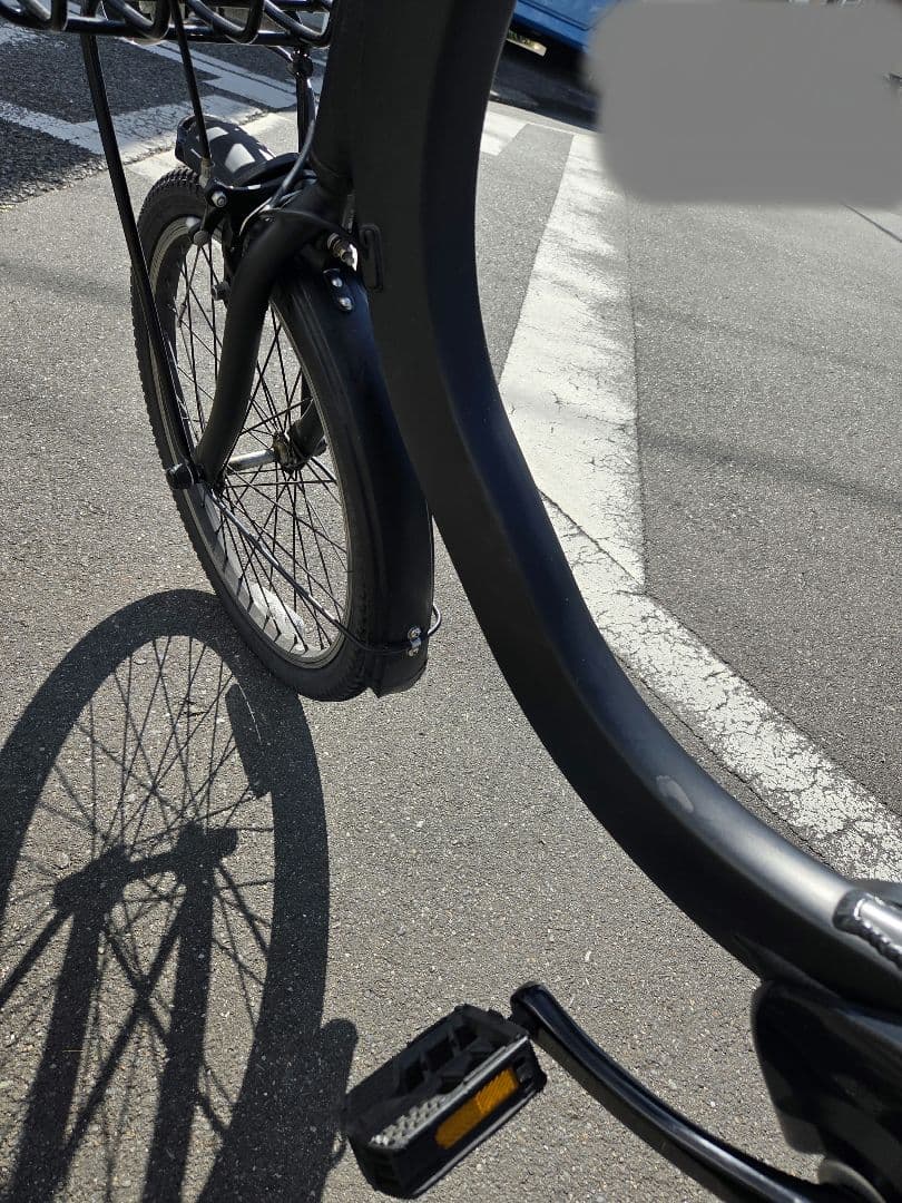 パナソニック 電動アシスト自転車 ブラック 前カゴ付き BE-ELSW013