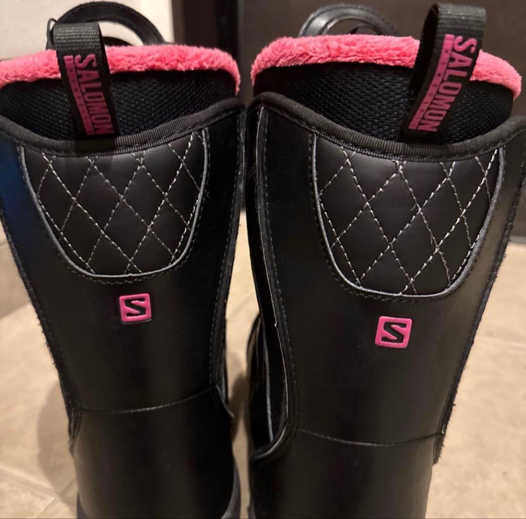 ［美品］SALOMON サロモンスノボーブーツ23.5センチ