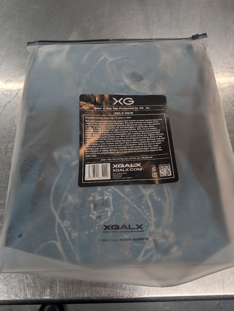 XG　Alien X-Ray Tee Produced by XG（XL）