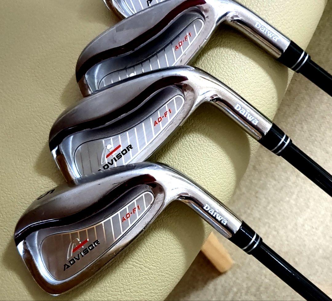 良品　DAIWA アドバイザー アイアンセット 5番〜Ｓｗセット