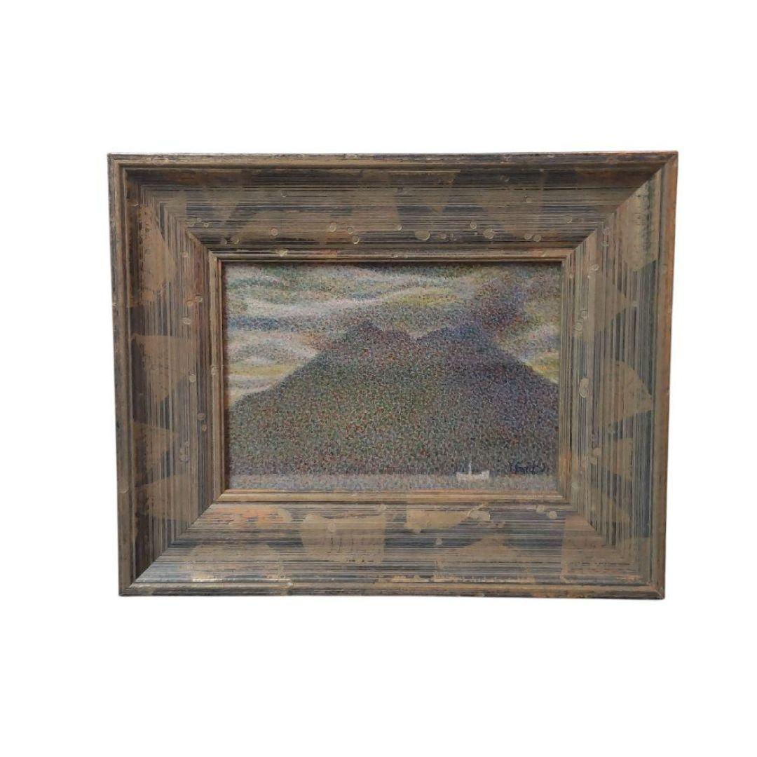 84z302絵画 油絵 洋画 桜島 鹿児島