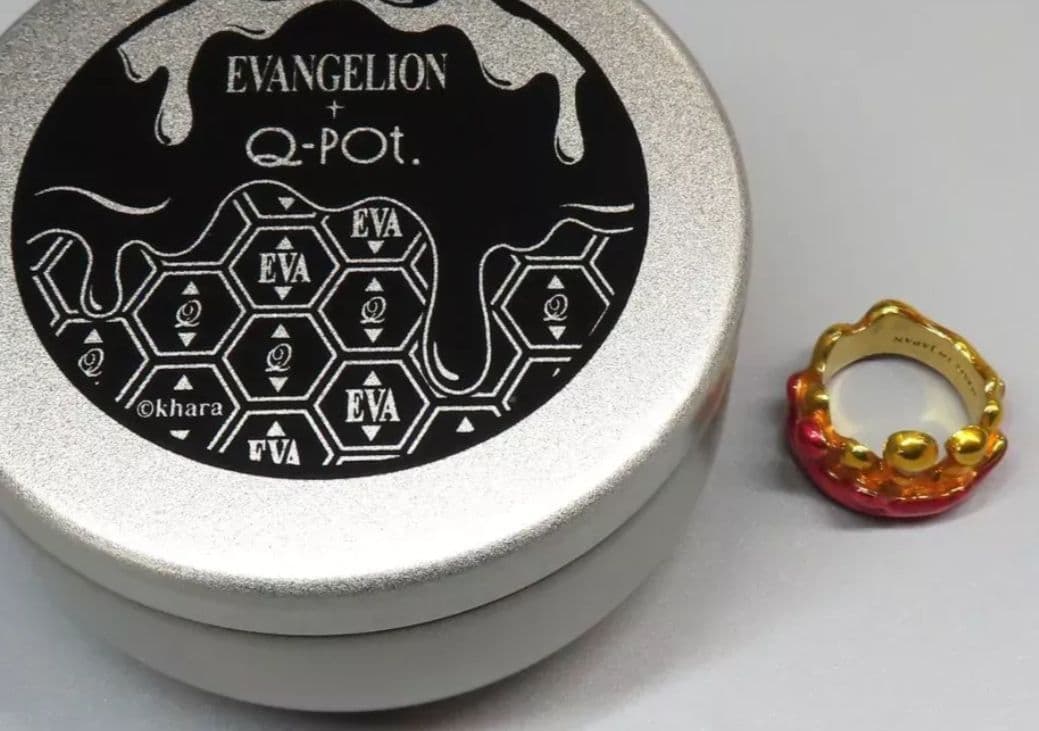 指輪 Q-pot エヴァンゲリオン メルティーメルトリング 弐号機 17号