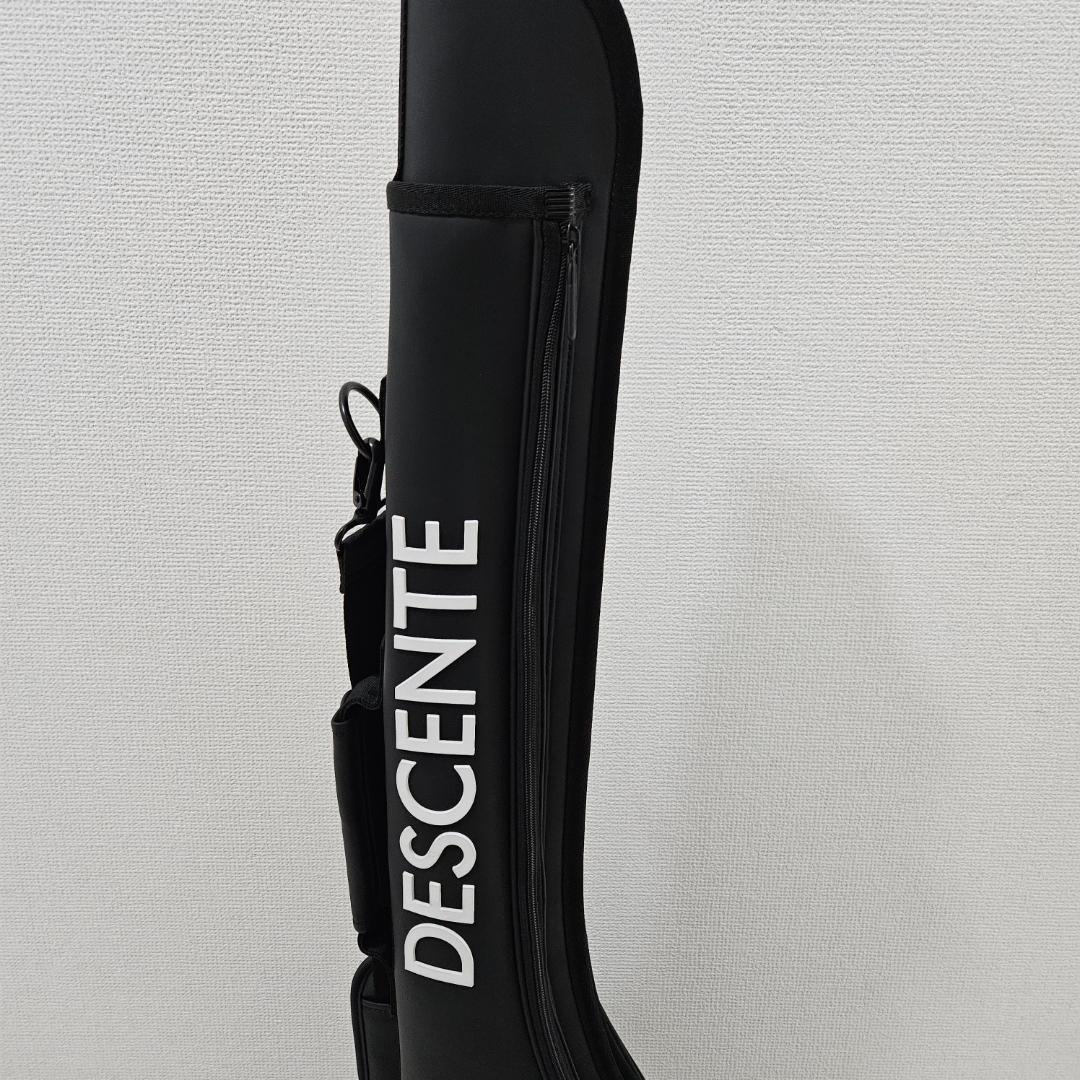 【人気 希少】デサント クラブケース 自立型 ゴルフ ブラック DESCENTE
