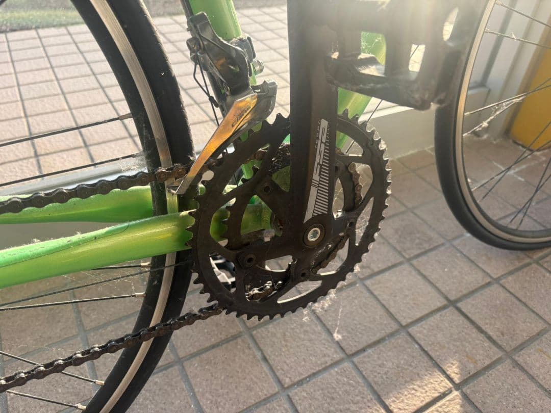 美品 MERIDA RIDE 80 アルミロードバイク グリーン Shimano