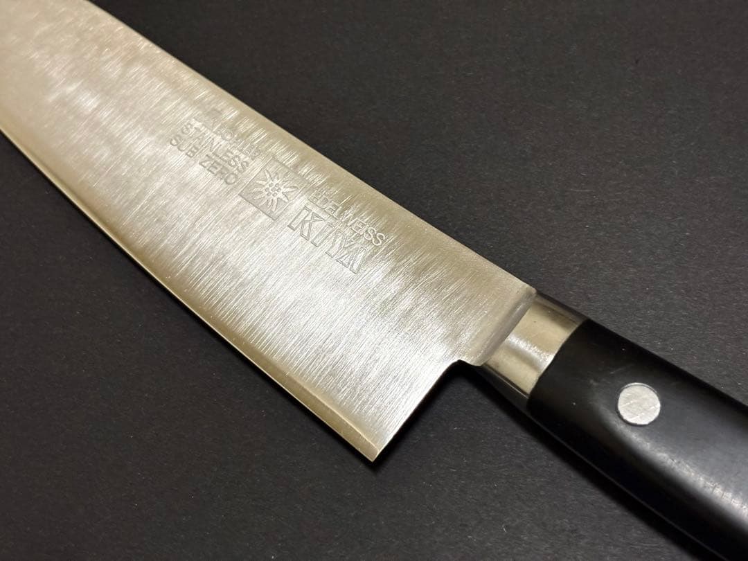 日本橋 木屋 エーデルワイス 鍔付 鎌型 三徳 No.160