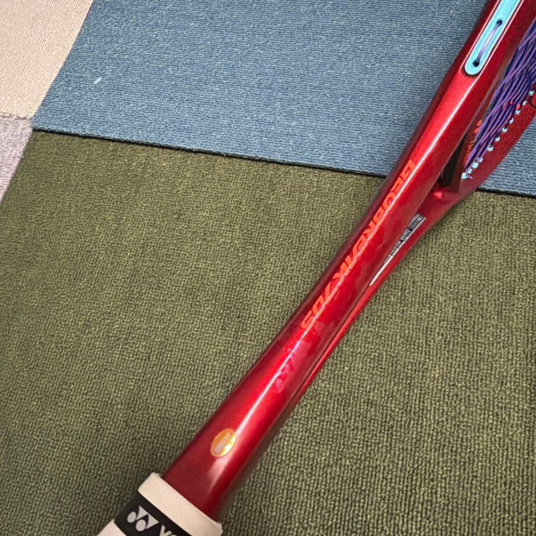 16 YONEX 軟式用テニスラケット レッドジオブレイク70s