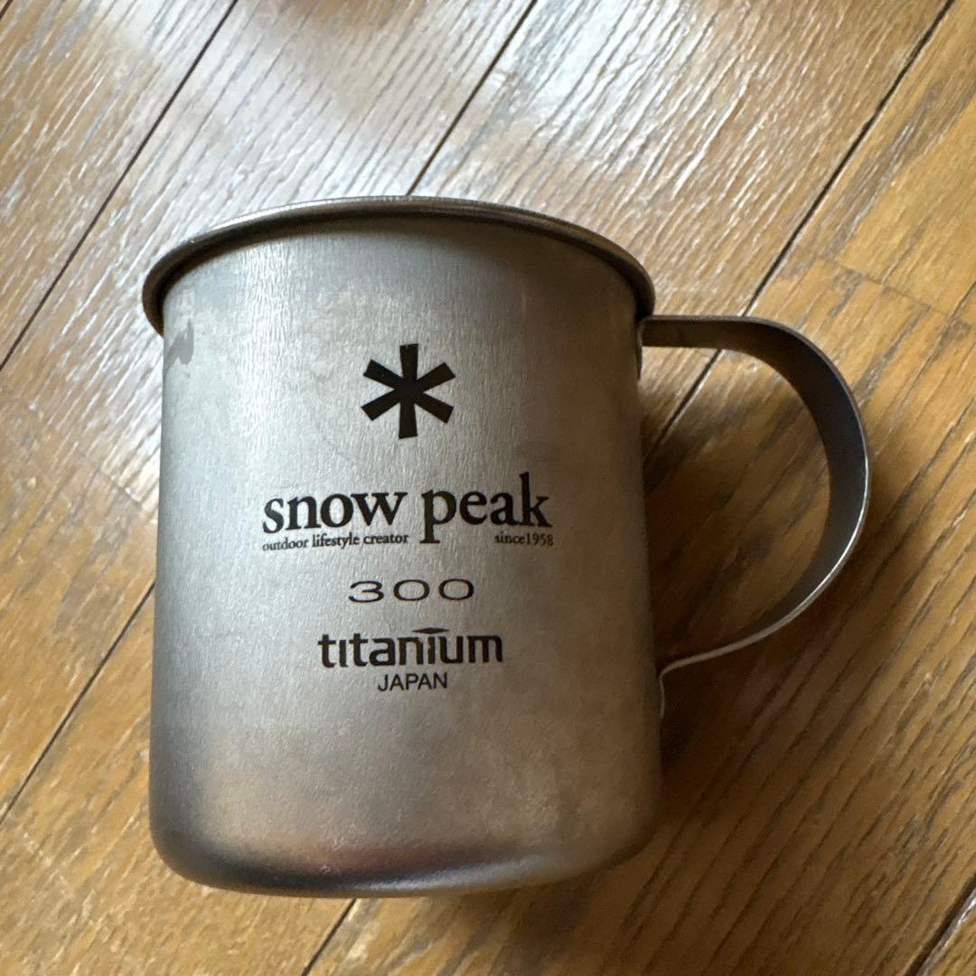  peak チタン製マグカップ 300ml 4個セット