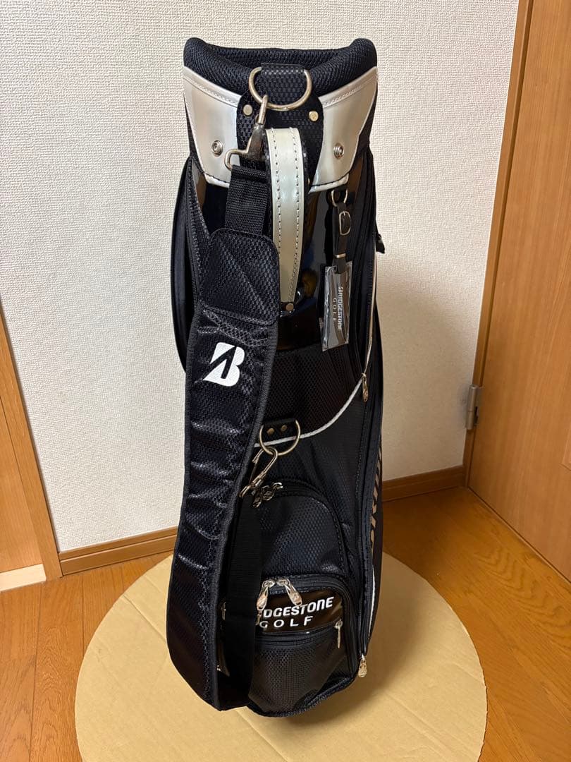 BRIDGESTONE GOLF ブラックゴルフバッグ