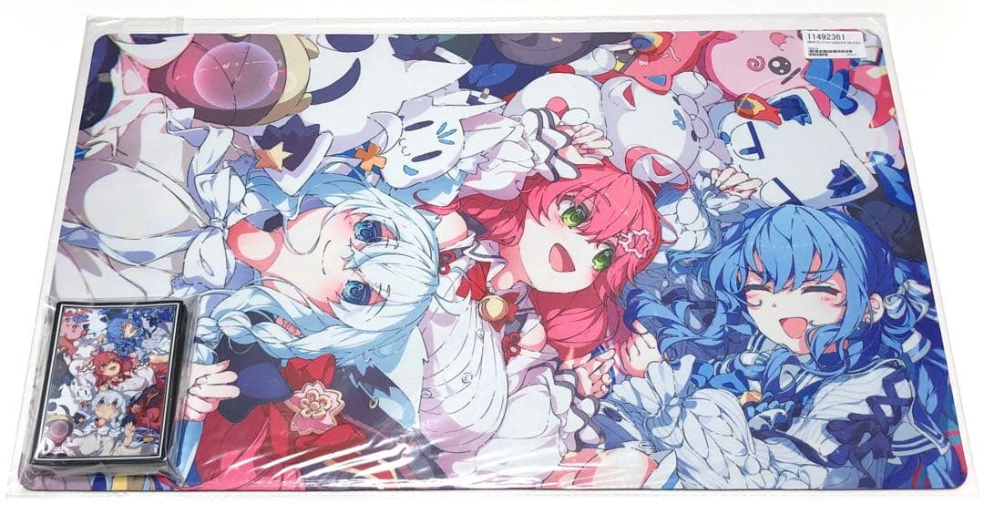 ホロライブ 星街すいせい 白上フブキ さくらみこ スリーブ プレイマット セット