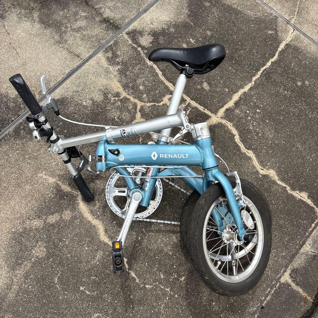 ルノー　 折り畳み自転車　超軽量　ロック・ライトのオマケ付
