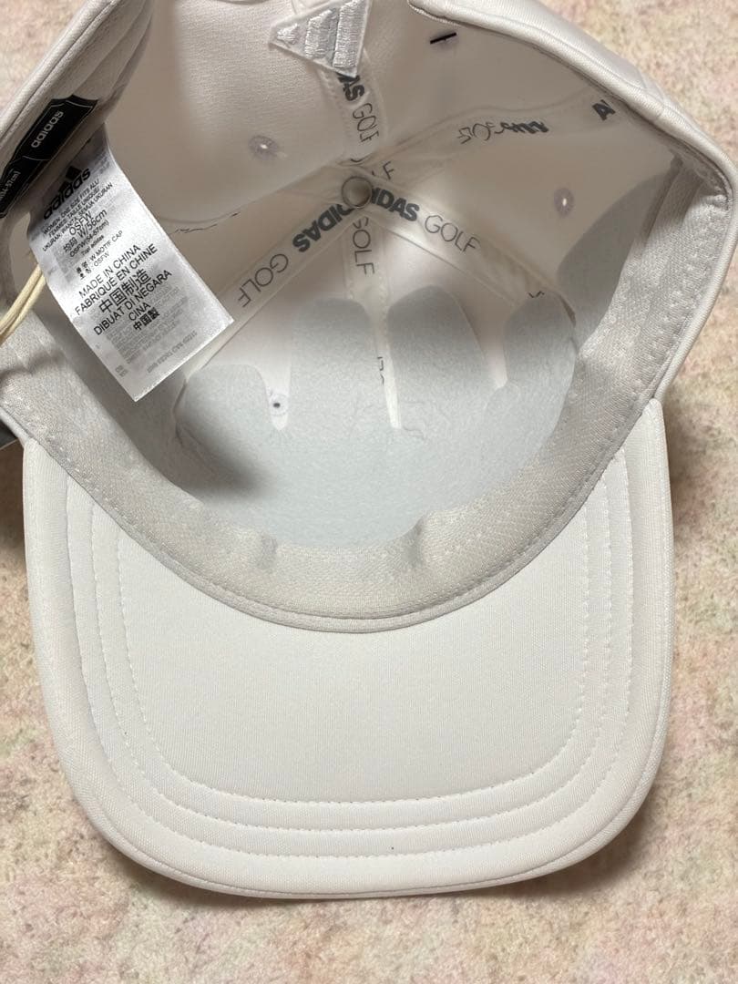 新品L【3点セット】アディダス ダンボールニット ピンクセットアップ 白キャップ