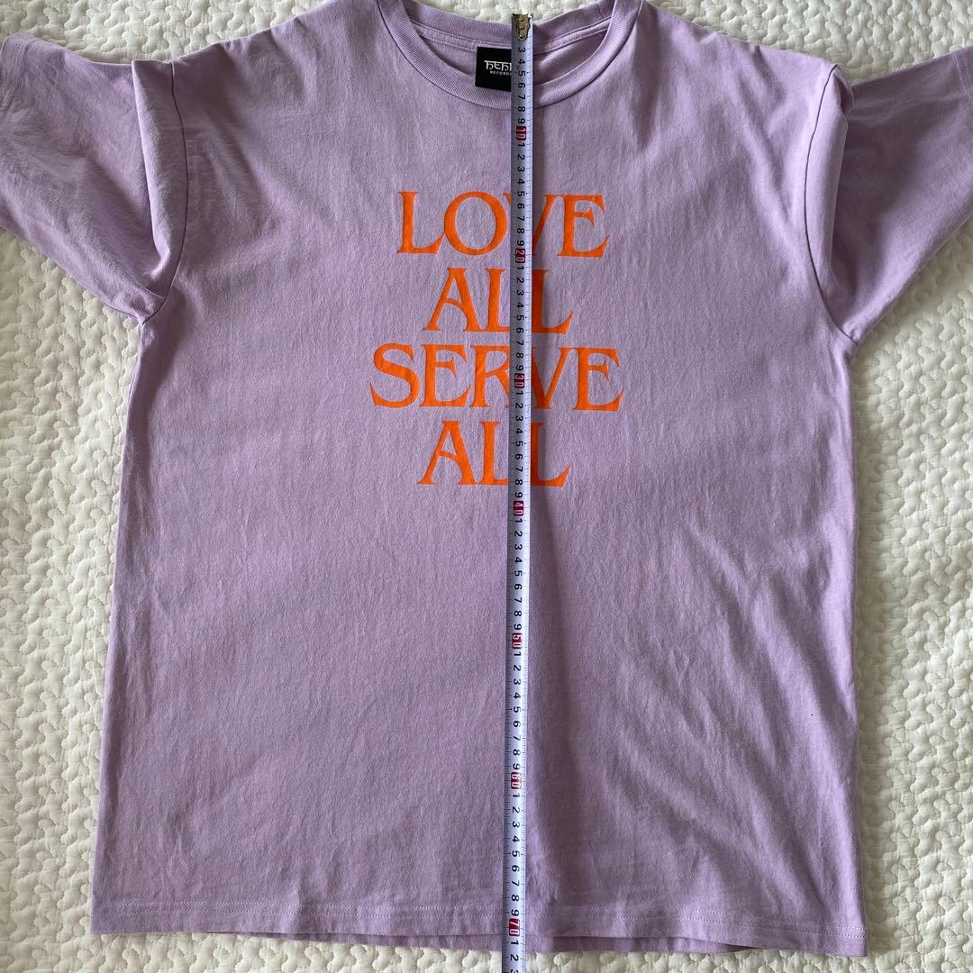 【レア】藤井風 LOVE ALL SERVE ALL Tシャツ ラベンダー L
