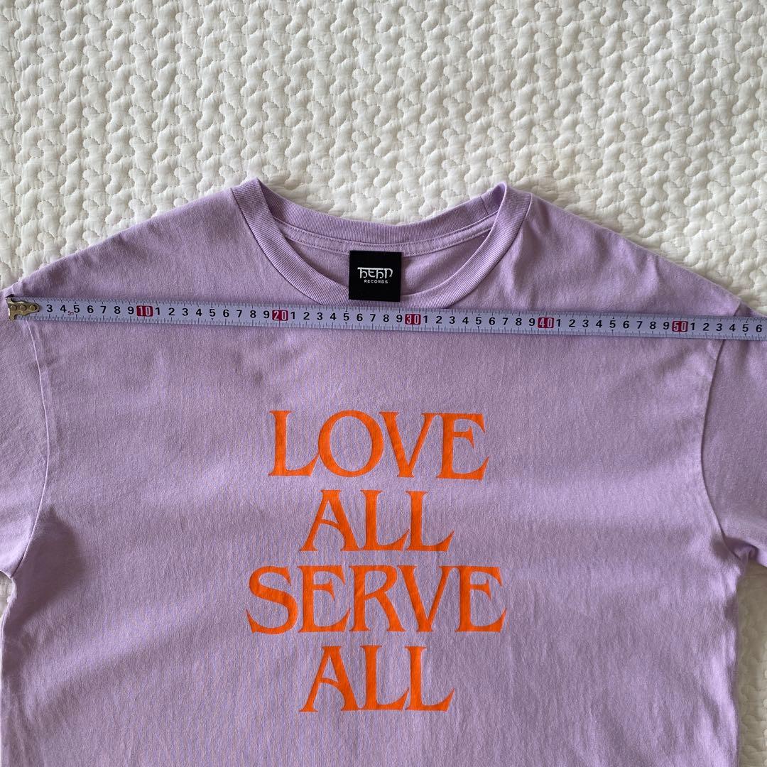 【レア】藤井風 LOVE ALL SERVE ALL Tシャツ ラベンダー L