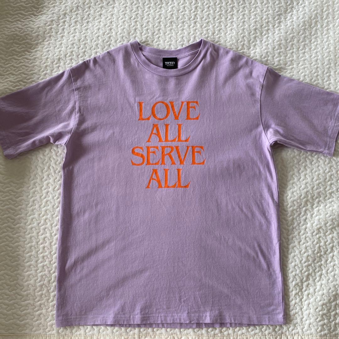 【レア】藤井風 LOVE ALL SERVE ALL Tシャツ ラベンダー L